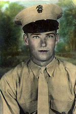 Pfc Charles Junior Wolfe - 1st Battalion - Co C - Purple Heart with Gold Star