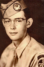 Pvt Edward E Leonhardt  305th Inf Reg/77th Infantry Division (Source: B Jeffries)