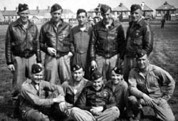 Officers of the 307th AEB Company B in England prior to D-Day (Courtesy: Brian Siddall)