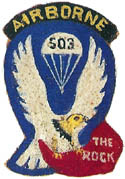 503rd Parachute Infantry Regiment Shoulder Patch