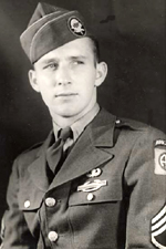 S/Sgt Louis E Napier (Courtesy: WW II Airborne Demonstration Team)