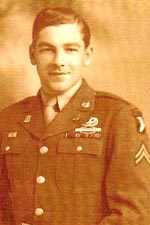 Cpl Forrest Guth - (Courtesy: Gordon Stewart: WW II Airborne Demonstration Team)