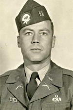 1/Lt Shrable D Williams - HQ Company -  one of the few credited with 4 combat jumps(Source:B Jeffries)